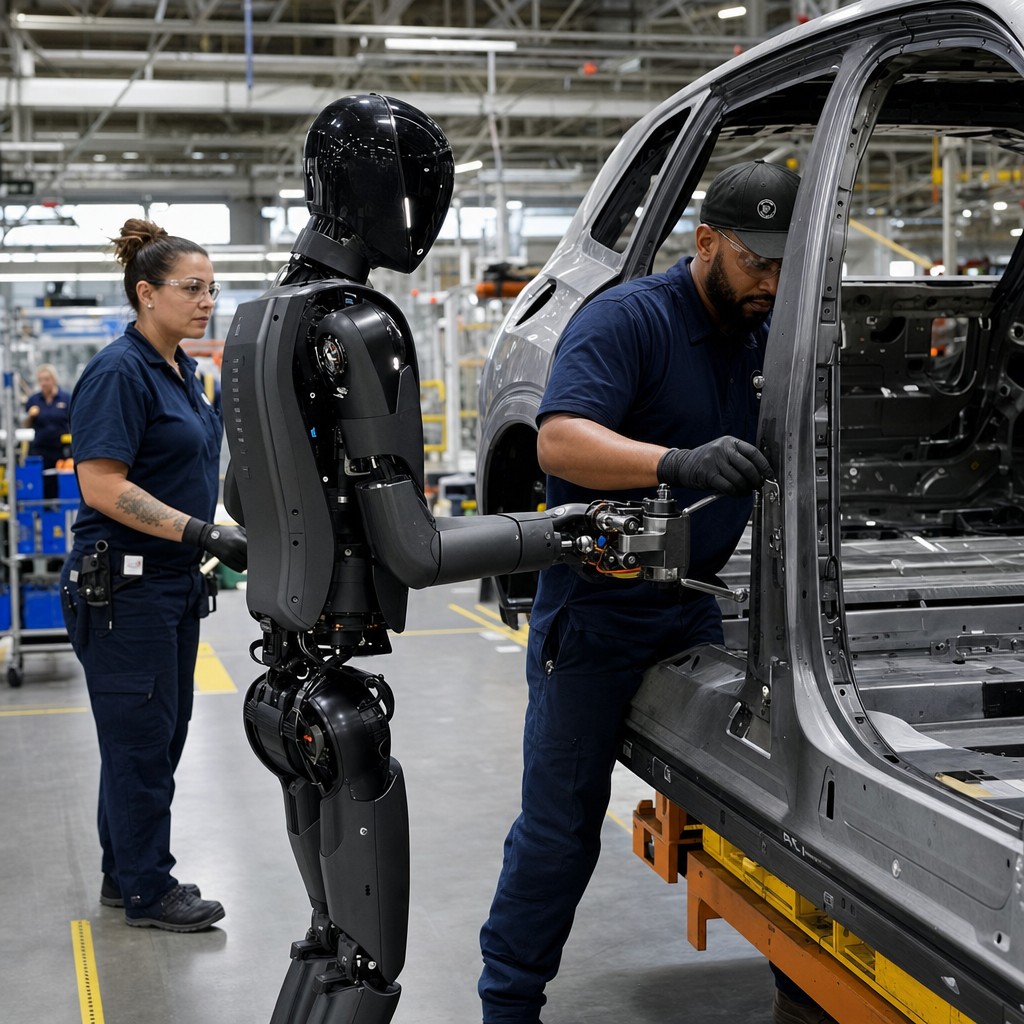 Foto till artikeln: Humanoida robotar i full drift och Sydkorea satsar tio biljoner — så ser AI-omställningen ut i praktiken