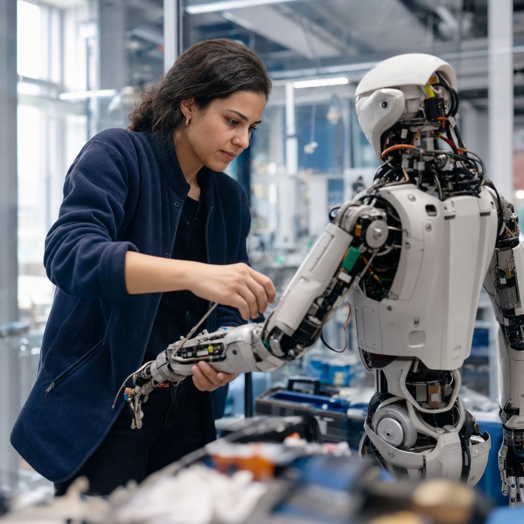 Foto till artikeln: Robotar, datacenter och muskler: AI-kapplöpningen avgörs nu i den fysiska världen