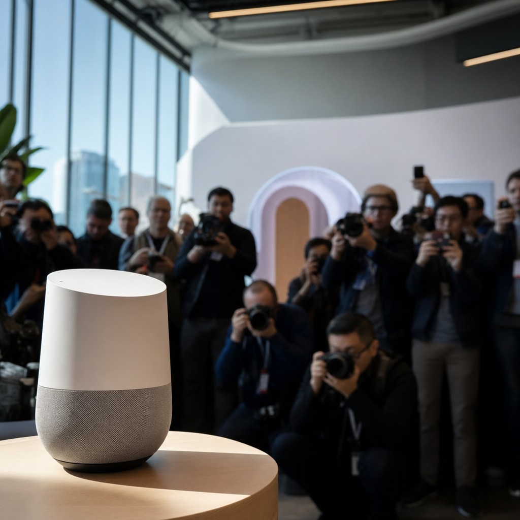 Foto till artikeln: Google lanserar sin första smarta högtalare på sex år – löftena om AI springer ifrån verkligheten