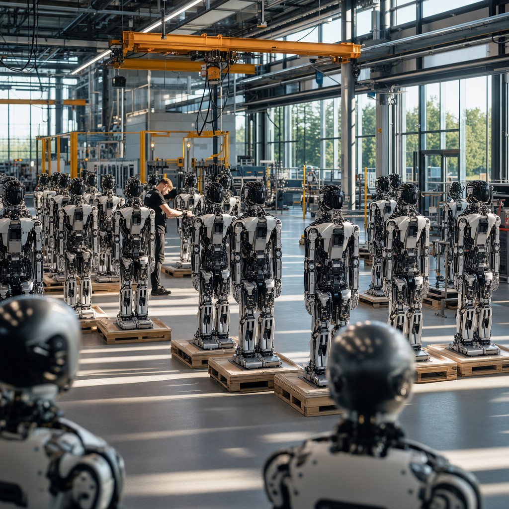 Foto till artikeln: Robotrevolutionen tar fart: miljardregnet öser ner över humanoida maskiner