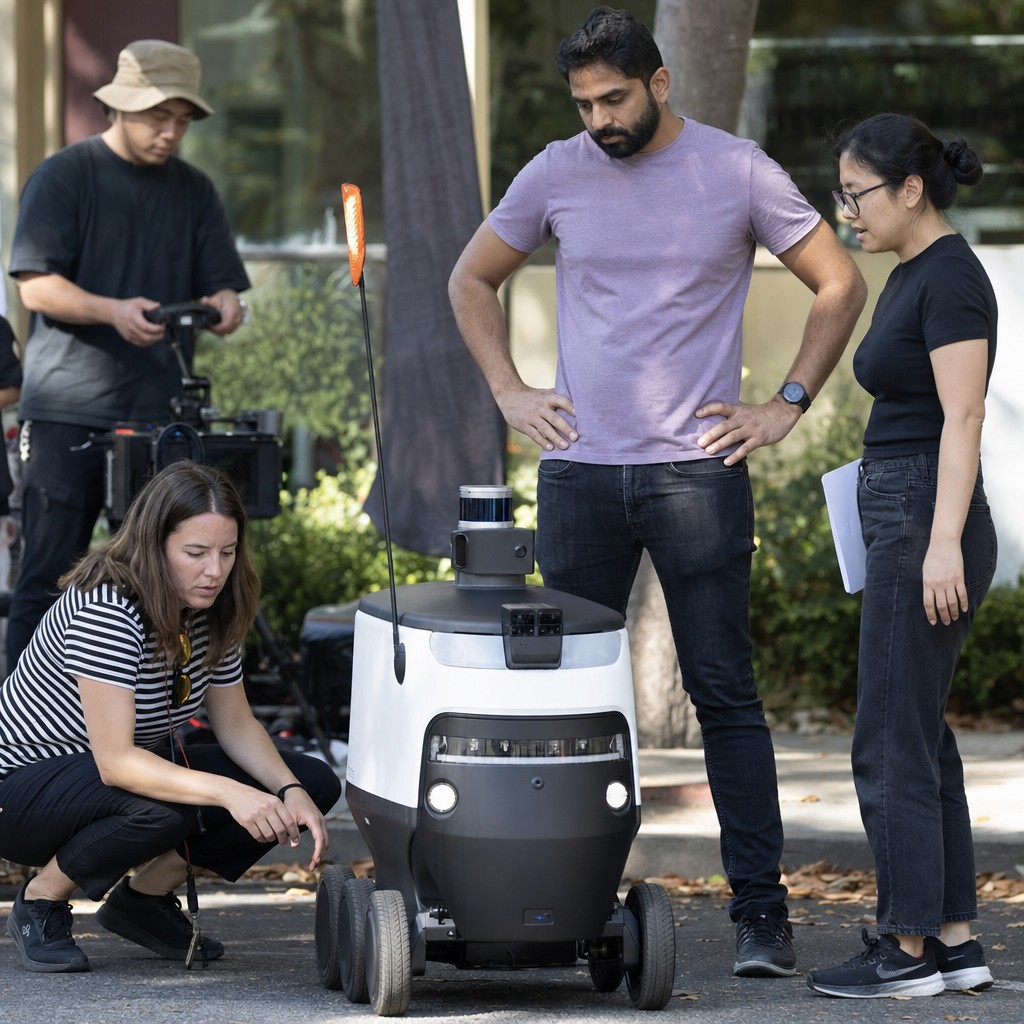 Foto till artikeln: Robotar som förstår – inte bara ser: Avrides leveransrobotar får molnbaserat situationssinne