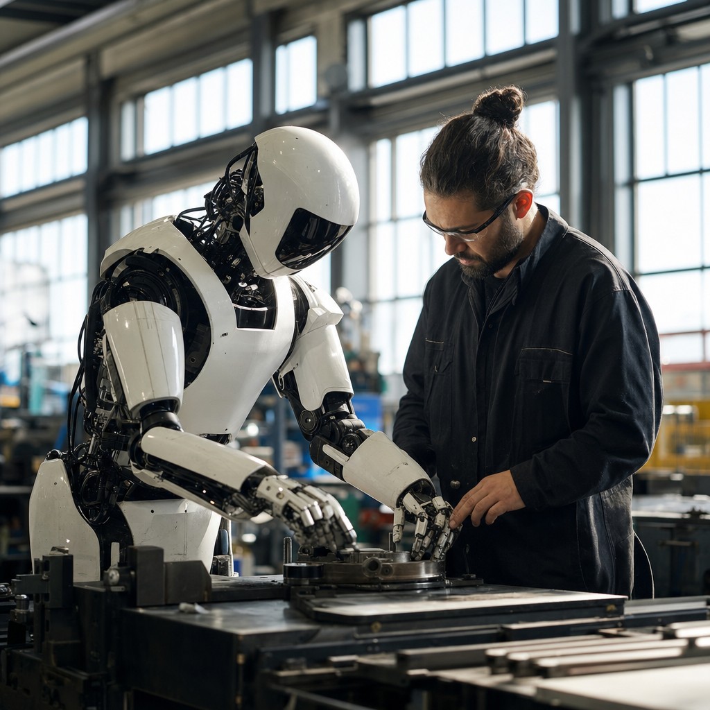 Foto till artikeln: Robotar lär sig industriarbete på dagar – och överträffar sedan sina mänskliga förebilder