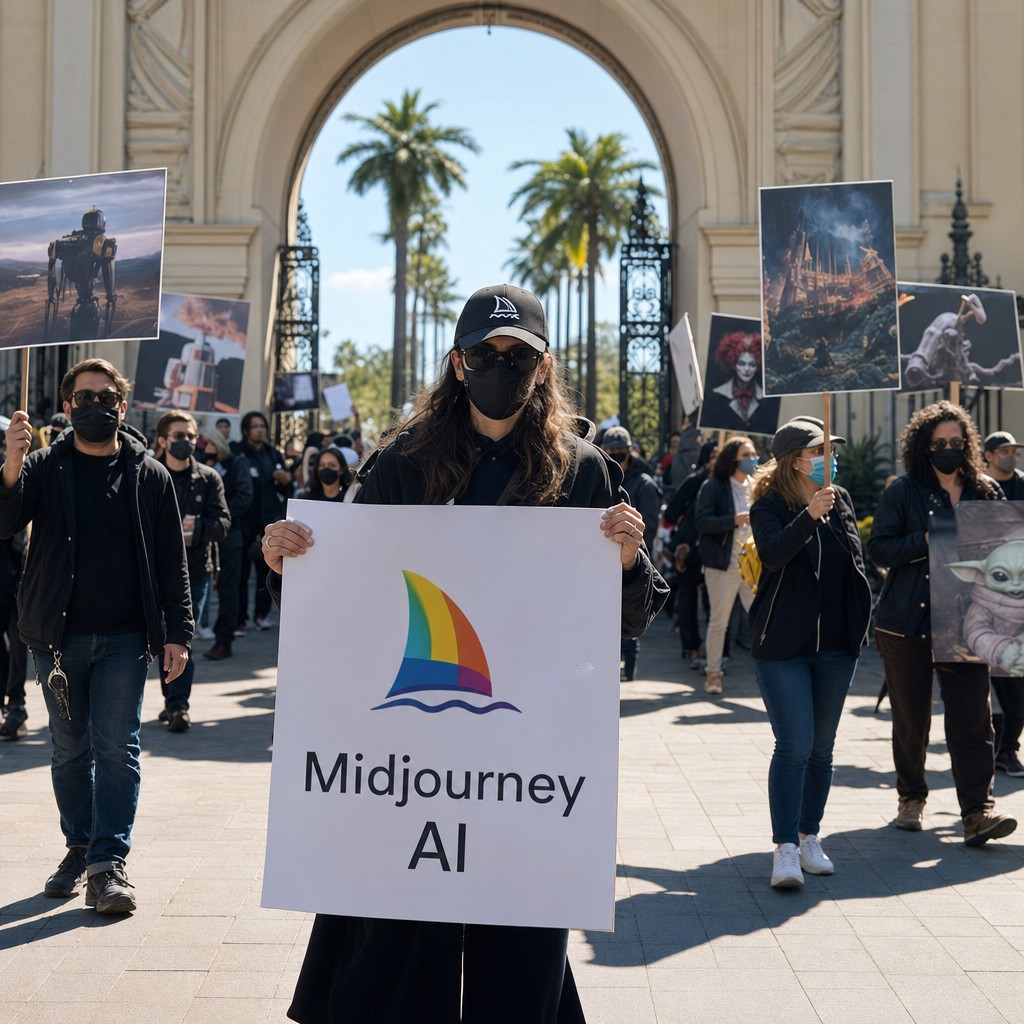 Foto till artikeln: Midjourney kräver insyn i Hollywoods interna AI-användning — vill ta bort domstolens begränsning