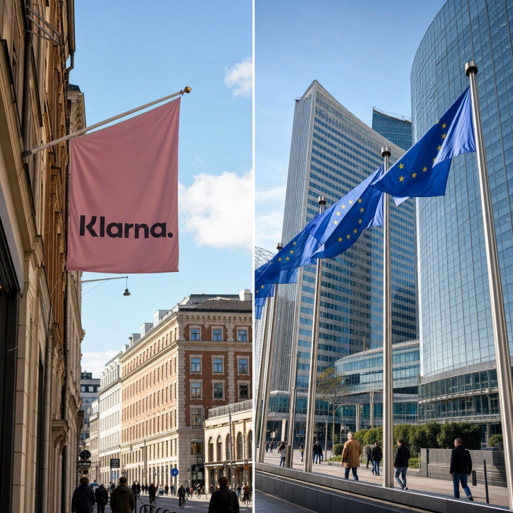 Foto till artikeln: Klarna ansöker om banktillstånd — och Ripple får grönt ljus i EU: teknologibolagen tar kärnan av finanssystemet