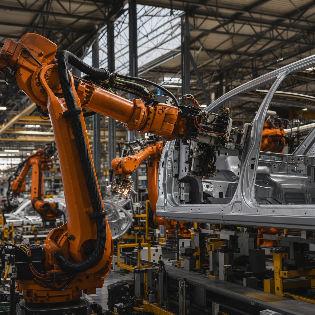 Foto till artikeln: Maskinerna tar kommandot: industrirobotiken bryter ny mark