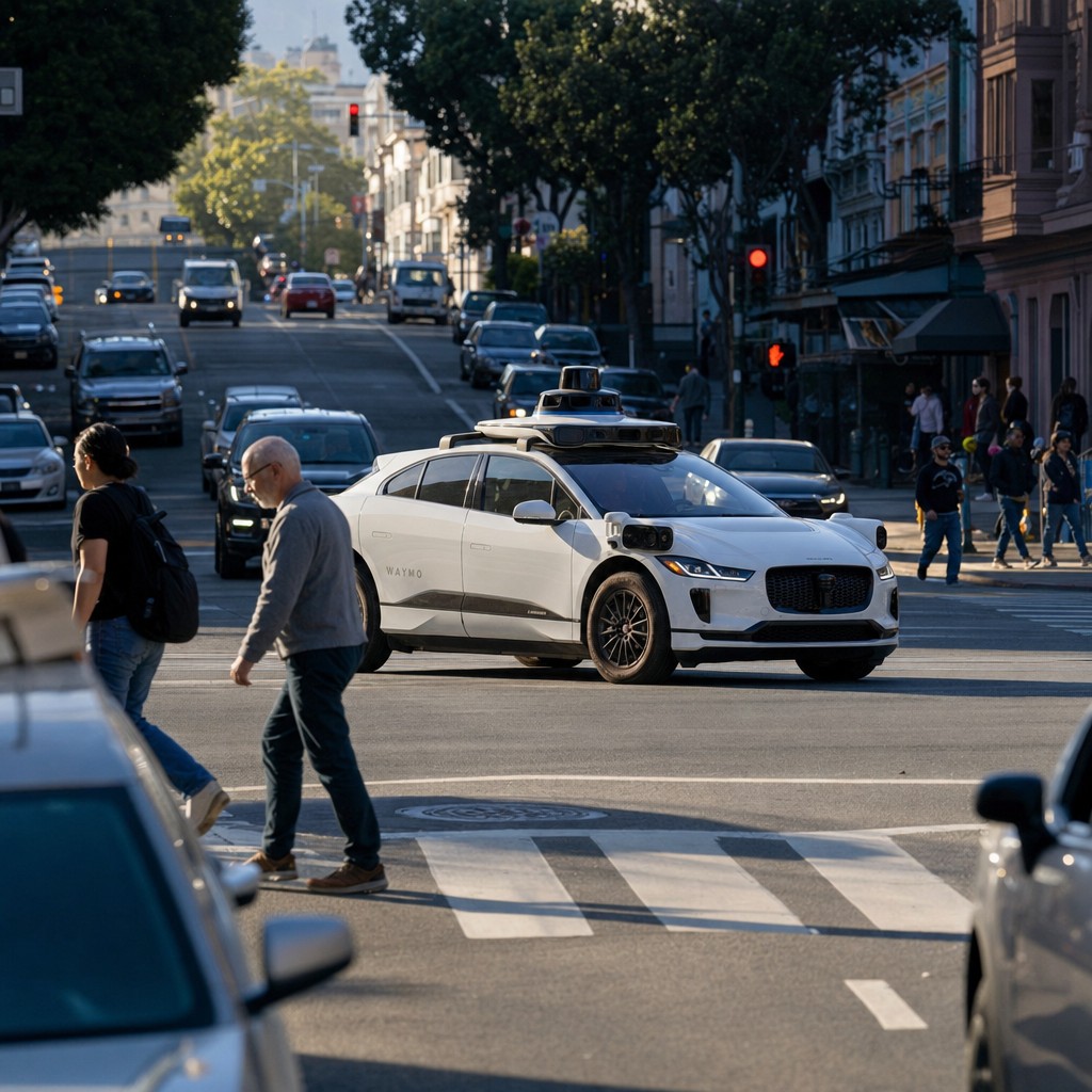 Foto till artikeln: Waymo finansierar forskning som visar att Waymo är säkert – är det verkligen tillräckligt?