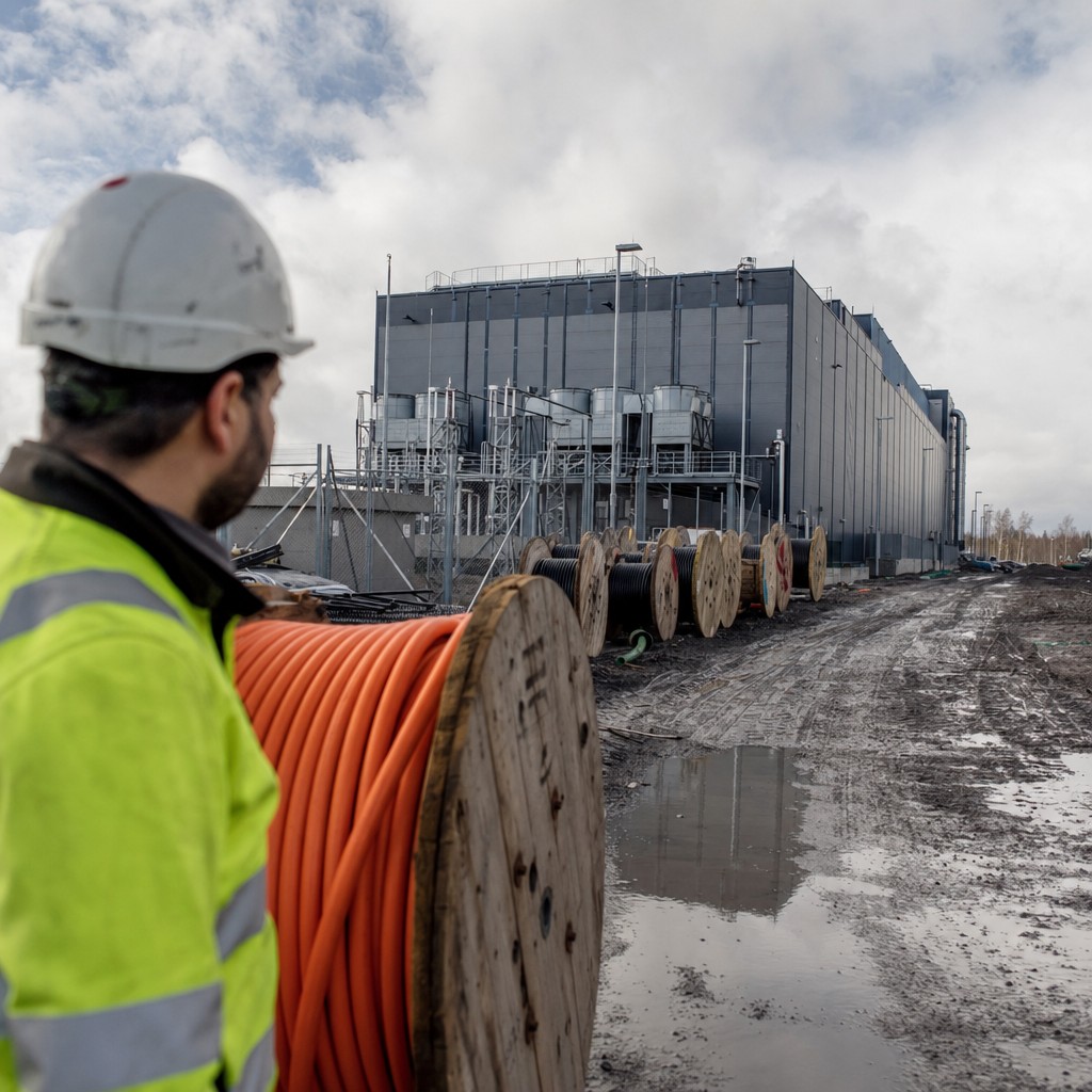 Foto till artikeln: Byggtakten för datacenter bromsar in – men det är infrastrukturen, inte AI-efterfrågan, som sätter stopp