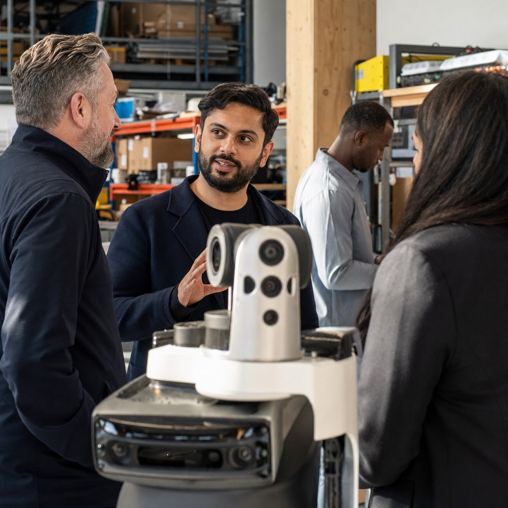 Foto till artikeln: Han ville bli kock – nu leder han robotbolaget som vill förändra jobbet för Sveriges väktare