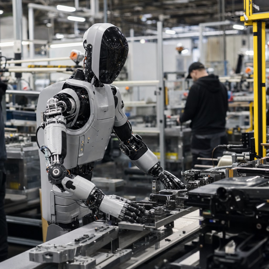 Foto till artikeln: Robotar ska täcka USA:s kompetensbrist i fabriker – brittiska Humanoid värderas till 14 miljarder kronor på under ett år