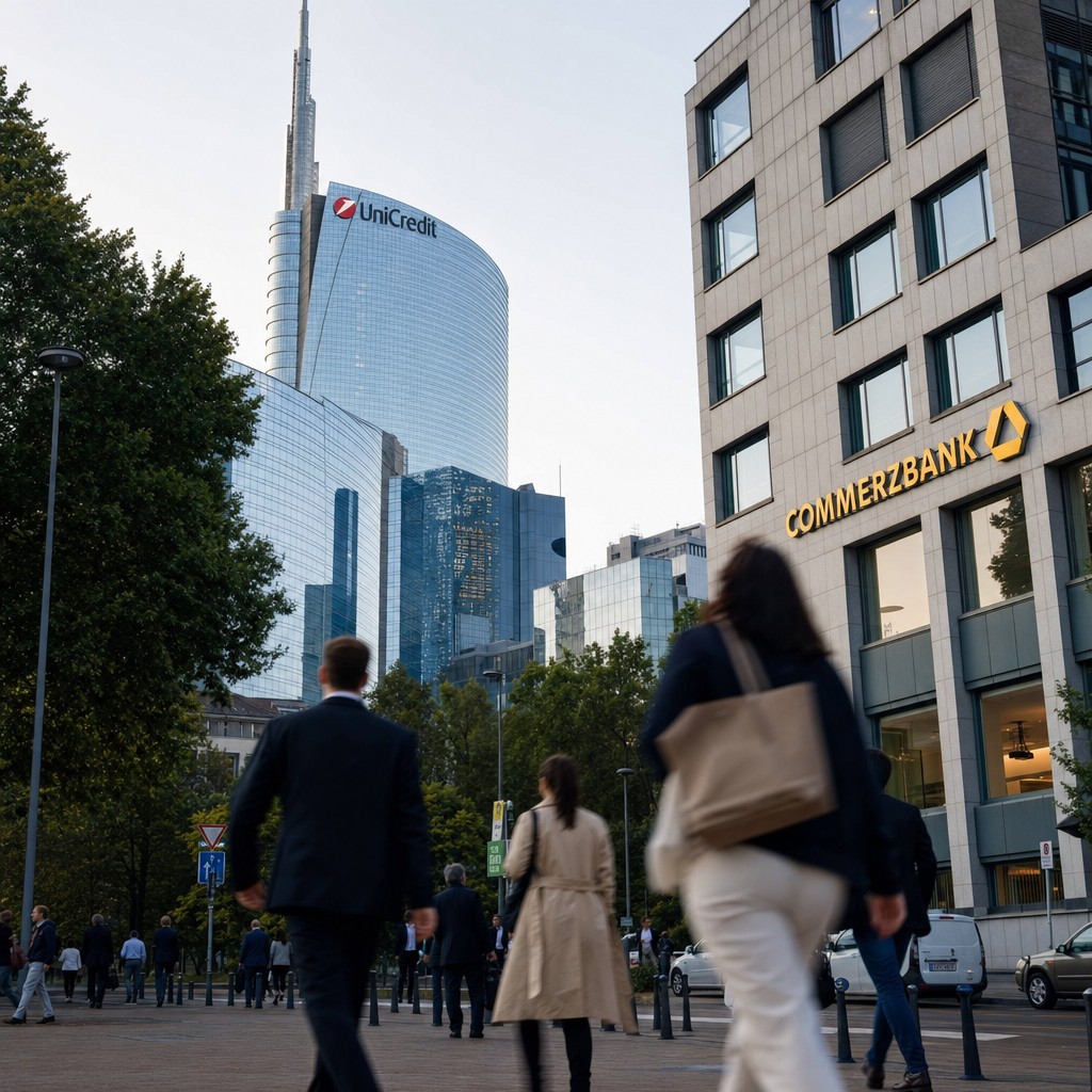 Foto till artikeln: Europas banker ritas om — konsolidering i full gång när Commerzbank öppnar för UniCredit