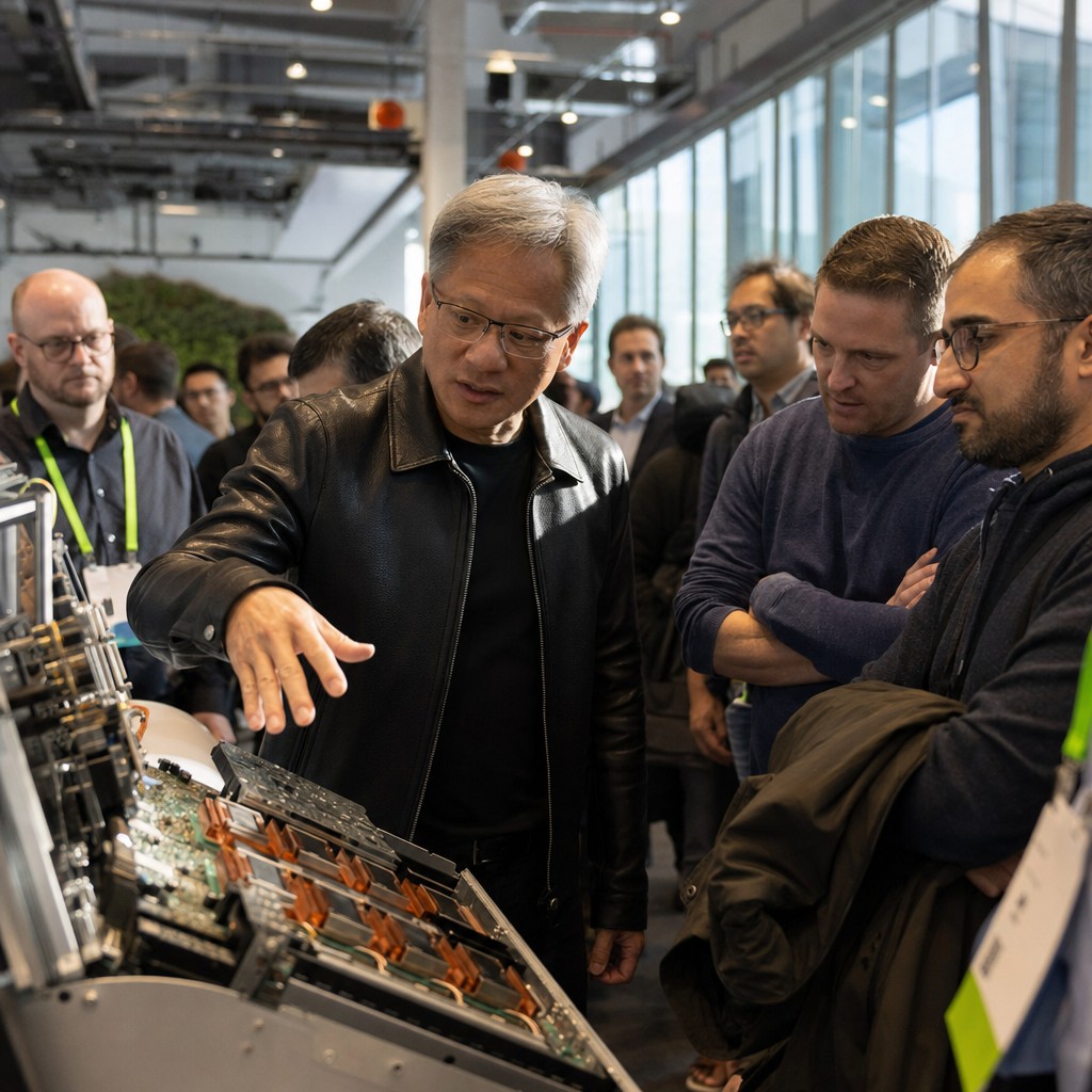Foto till artikeln: Nvidia samlar trettio teknikbolag i AI-säkerhetsallians – utan de stora AI-föregångarna