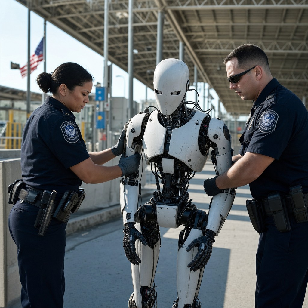 Foto till artikeln: ChatGPT tvingas följa samma regler som Facebook – och USA stänger gränsen för utländska humanoida robotar