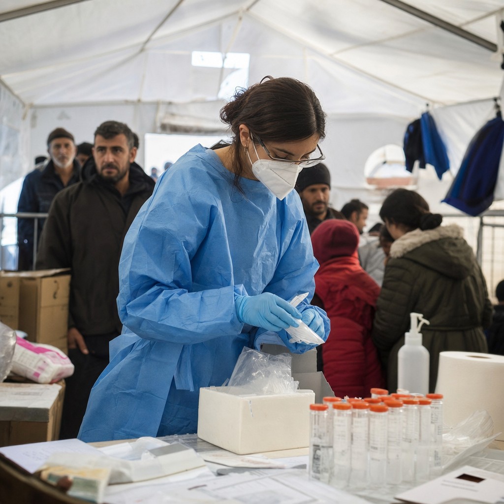 Foto till artikeln: De tog DNA från en miljon migranter – även små barn. Nu frågar sig Europa om det kan hända här.