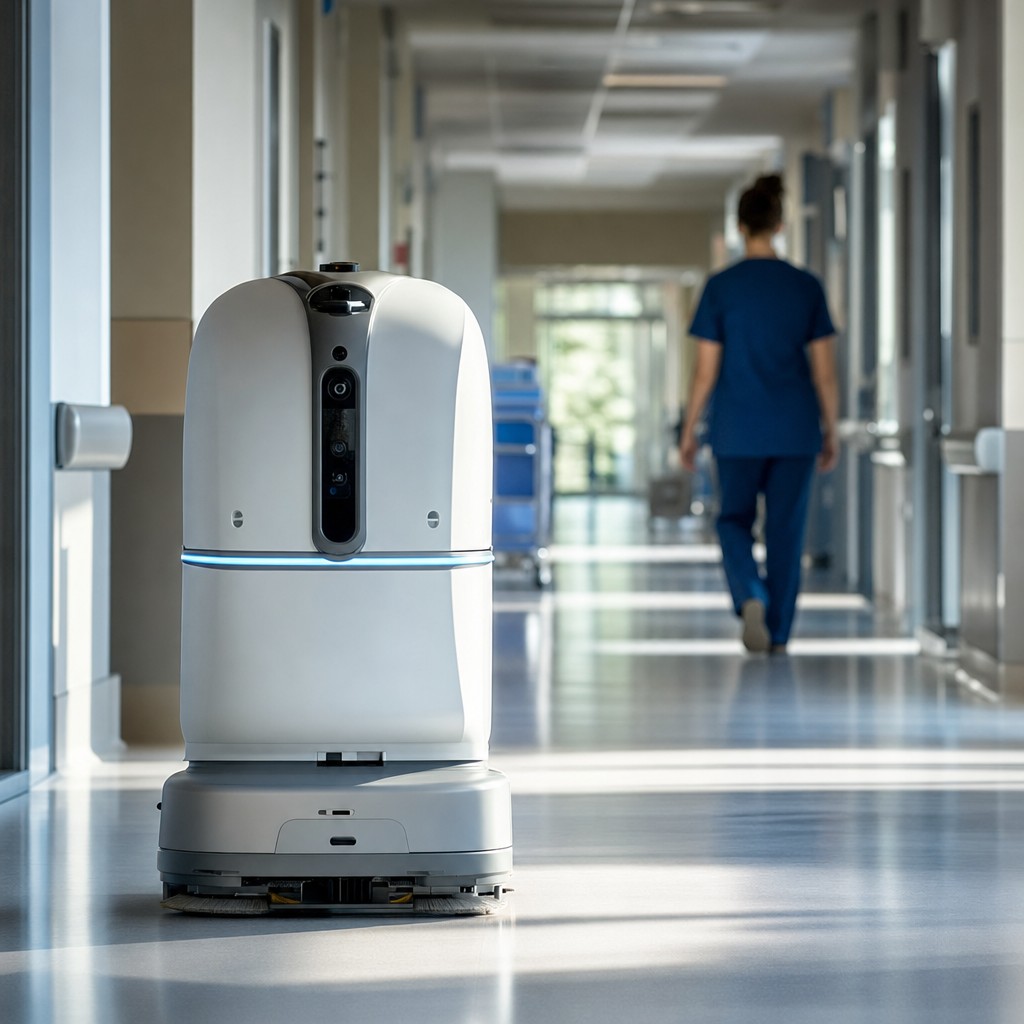 Foto till artikeln: Robotarna tar över – från örlogsskepp till sjukhuskorridorer