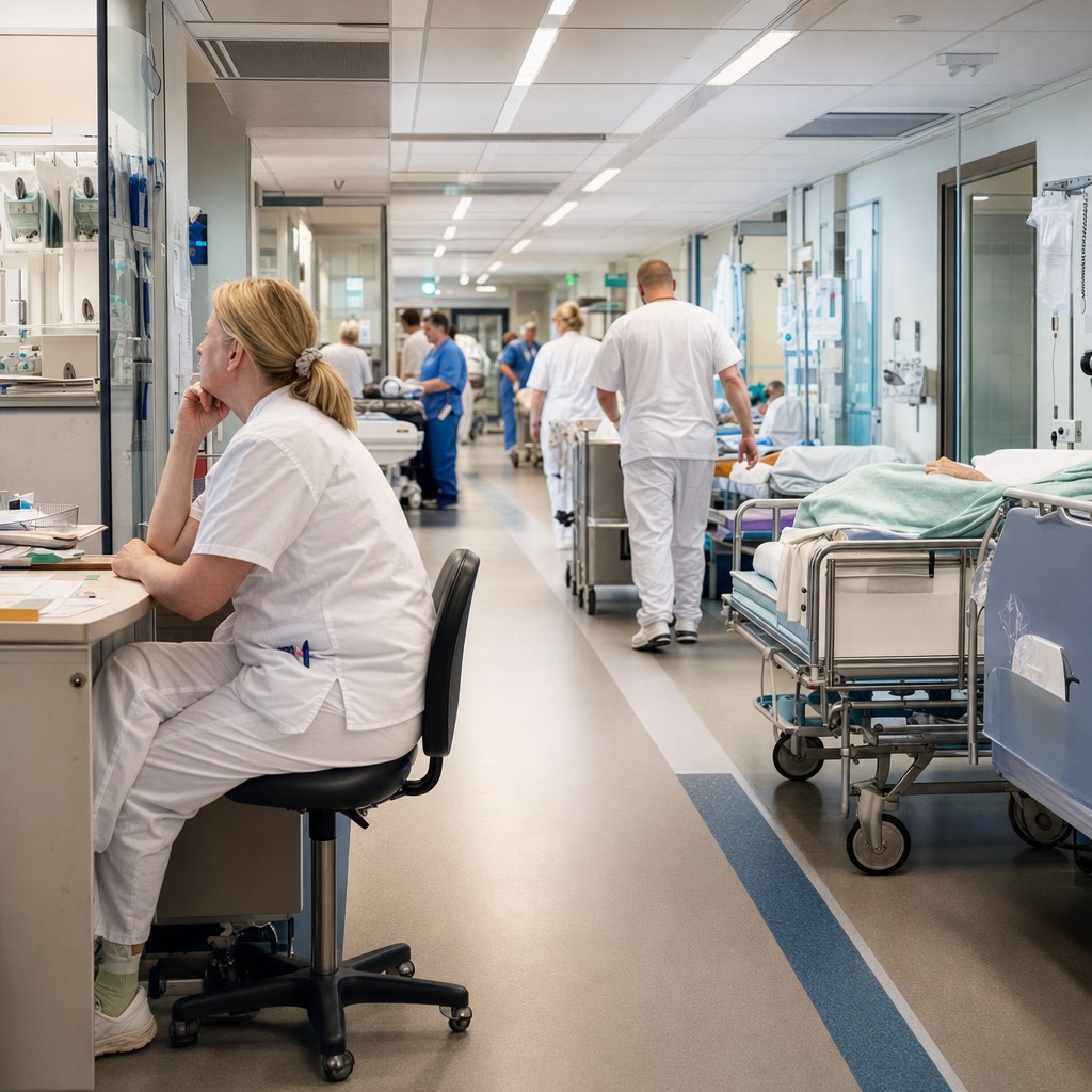Foto till artikeln: Sjukvårdens specialanpassade AI-verktyg presterar sämre än generella språkmodeller – ansvarsfrågan förblir olöst