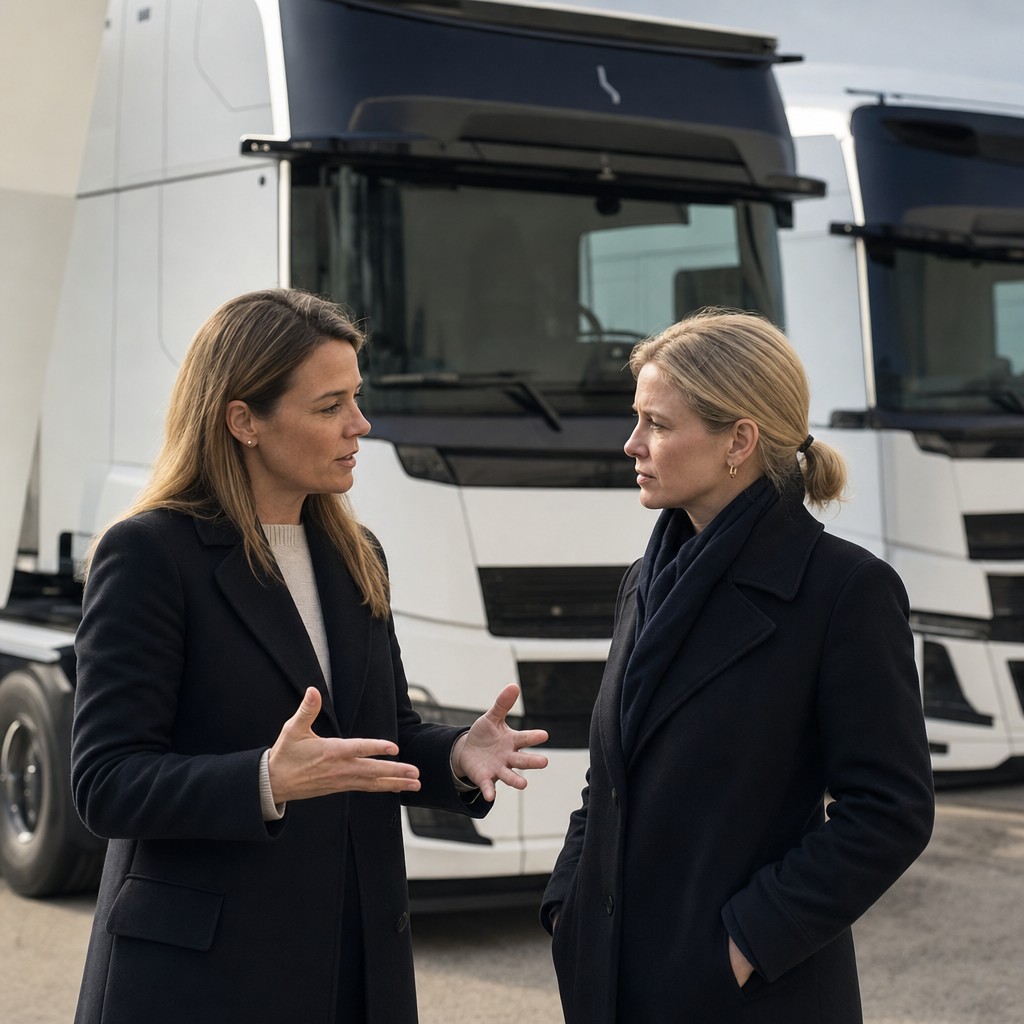 Foto till artikeln: Einride och DAF Trucks inleder samarbete om självkörande ellastbilar – siktar på europeiska motorvägar 2027
