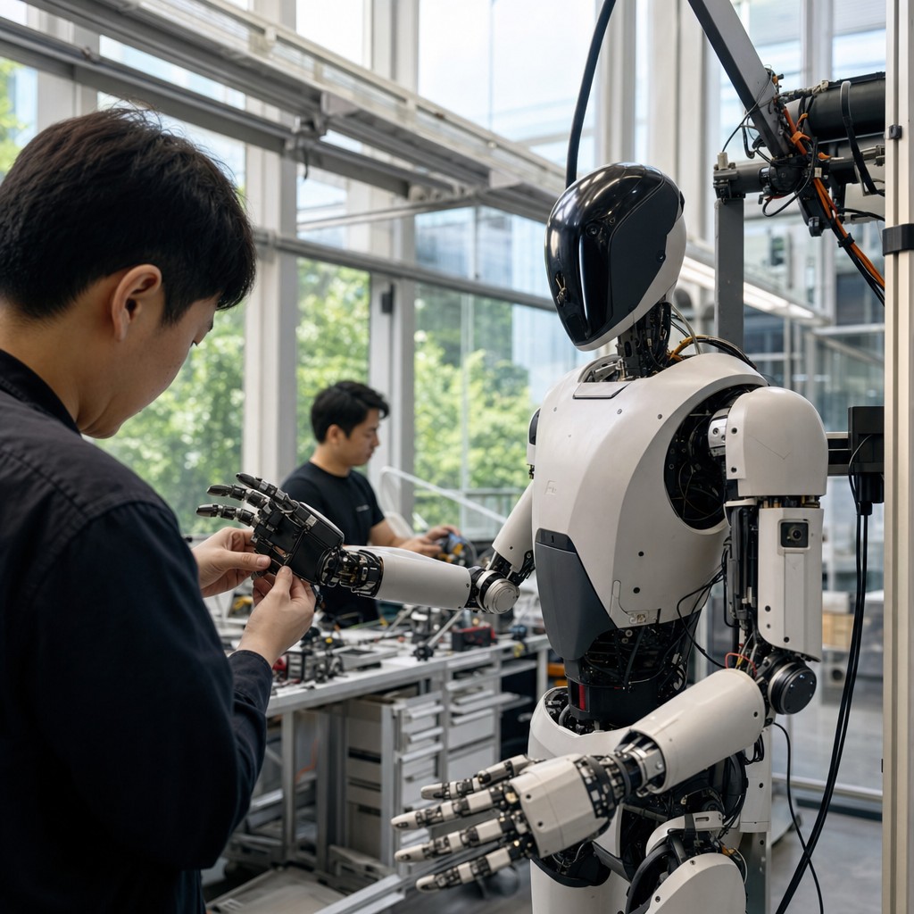 Foto till artikeln: Robotar saknar fortfarande känseln – nu köper ett sydkoreanskt bolag nyckeln