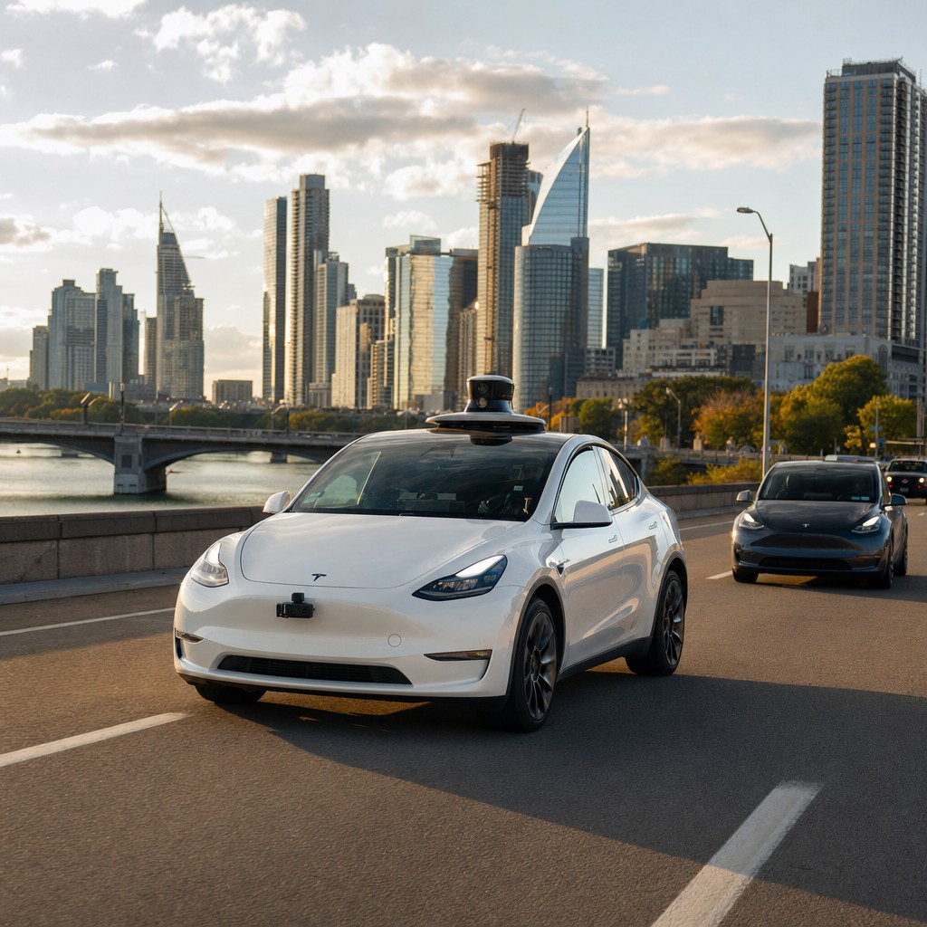 Foto till artikeln: Hur hamnade Teslas robotaxi så långt från löftena?