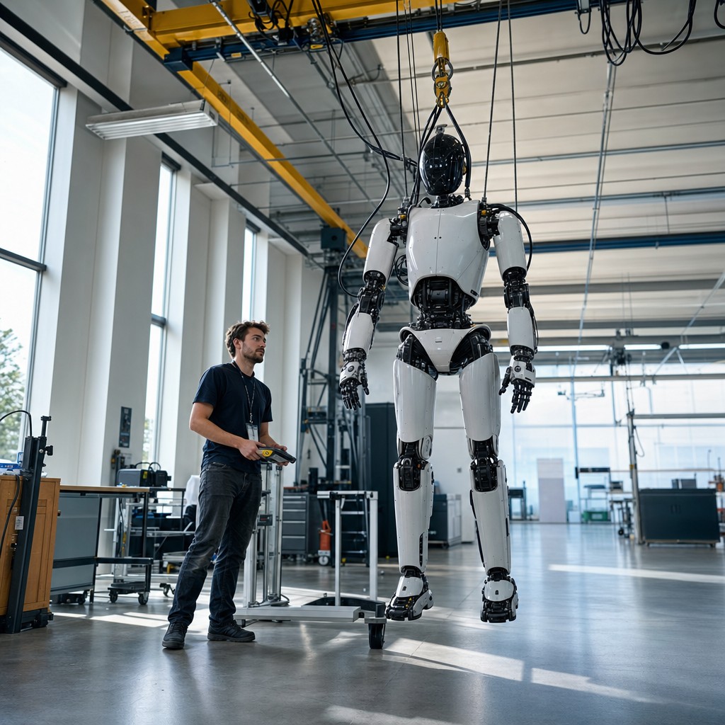 Foto till artikeln: På tre till tolv sekunder lär sig roboten nya uppgifter – nu strömmar miljardinvesteringarna in i kapprustningen