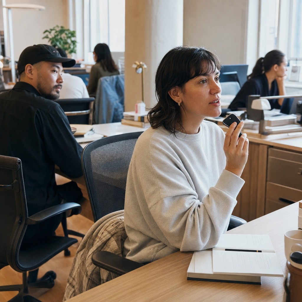 Foto till artikeln: Tala utan att störa — ny mikrofon vill lösa röstdikteringens största kontorsproblem