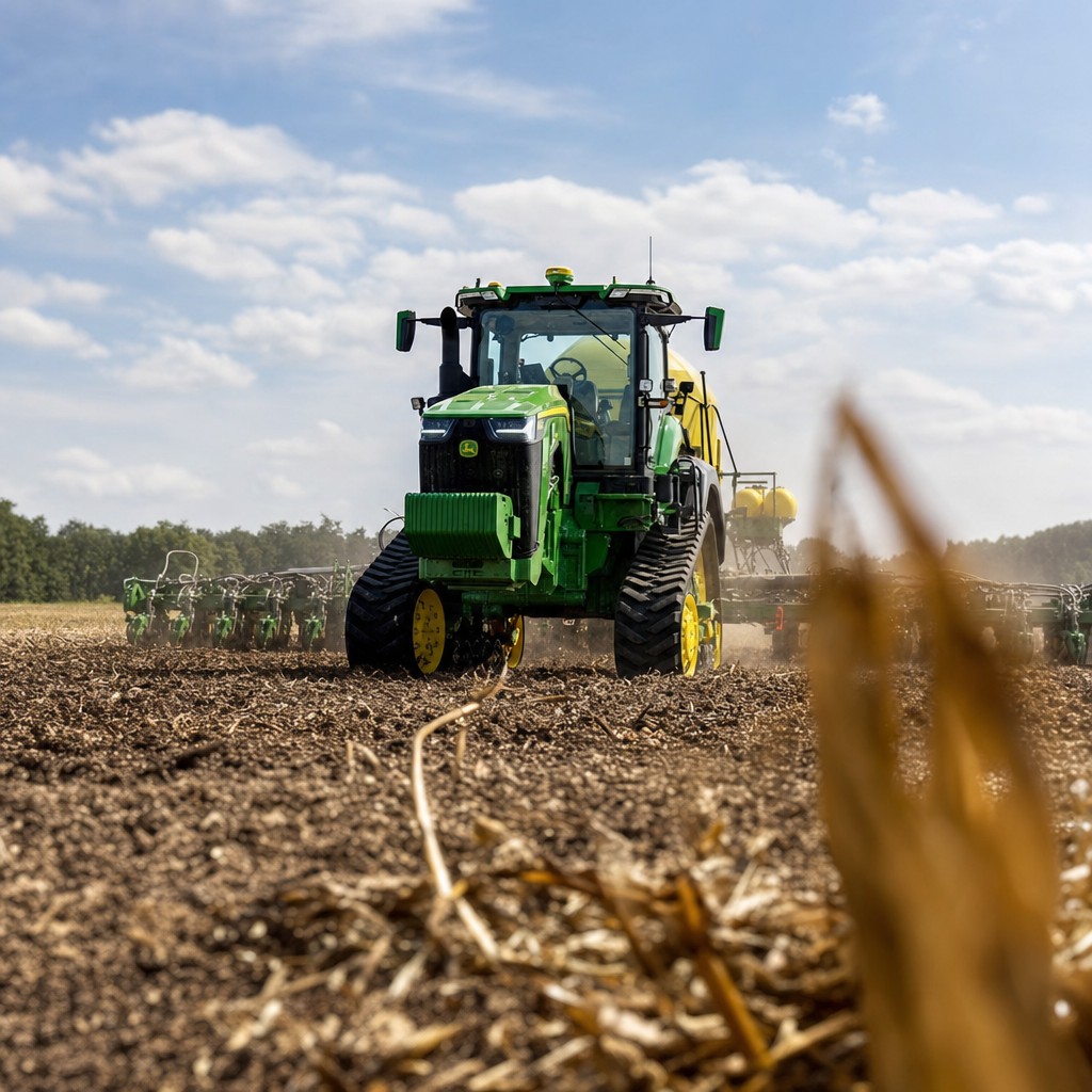 Foto till artikeln: Traktorn som tänker själv: Deere satsar tio miljoner på att låta algoritmer styra åkern
