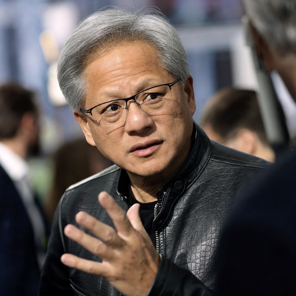 Foto till artikeln: Jensen Huang välkomnar skatt på de rika – men sätter hårt stopp för robotskatt