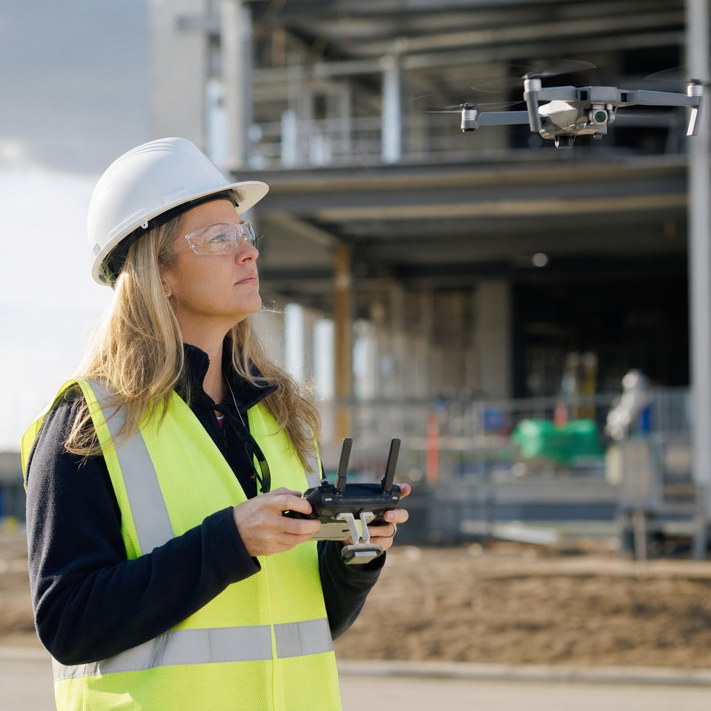 Foto till artikeln: 97 procent av amerikanska byggföretag flyger med kinesiska DJI-drönare – och de inhemska alternativen är inte redo att ta över