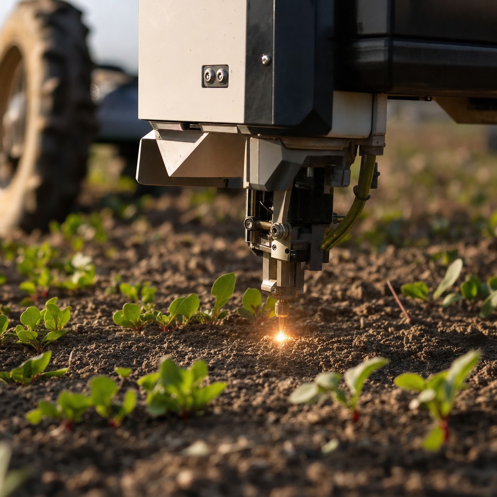 Foto till artikeln: Laserroboten som bränner bort ogräset – och väcker börsdrömmar