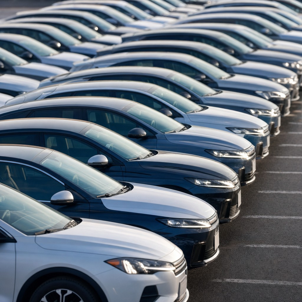 Foto till artikeln: Geely femdubblar exporten medan Hyundai bygger framtiden marknad för marknad — två vitt skilda vägar mot elbilsdominans