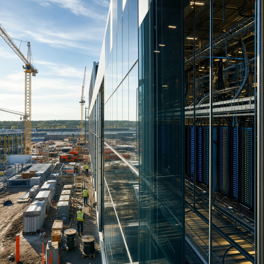 Foto till artikeln: Miljardärerna skördar AI-boomen – och pengarna flödar in i gigantiska datacenter