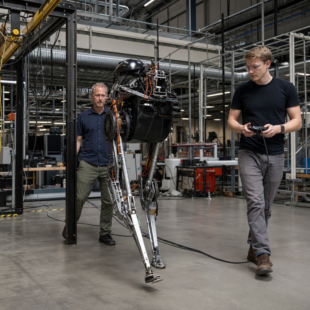 Foto till artikeln: Roboten lär sig av våra rörelser – nu är den redo för fabriksgolvet
