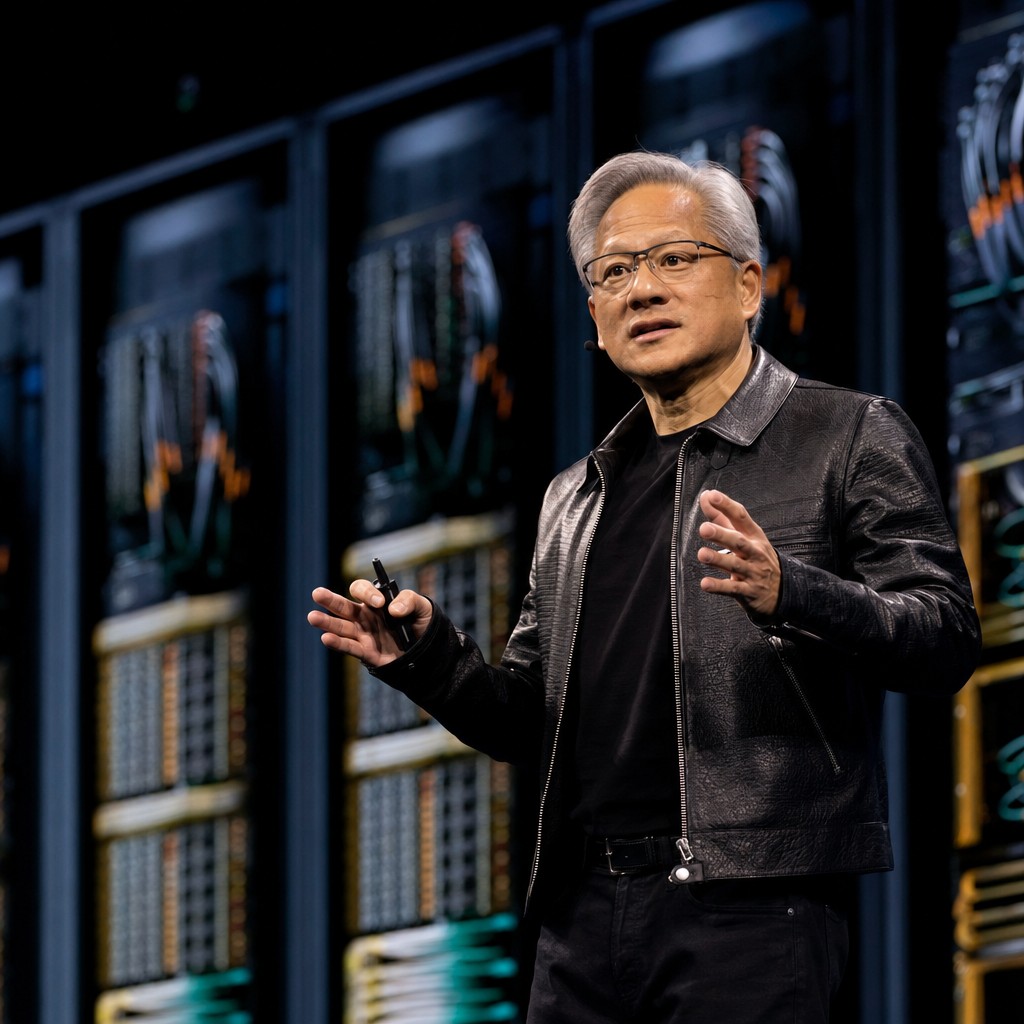Foto till artikeln: Molnet dör inte av AI — det växer: Nvidia-chefen sätter punkt för marknadens domedagstro