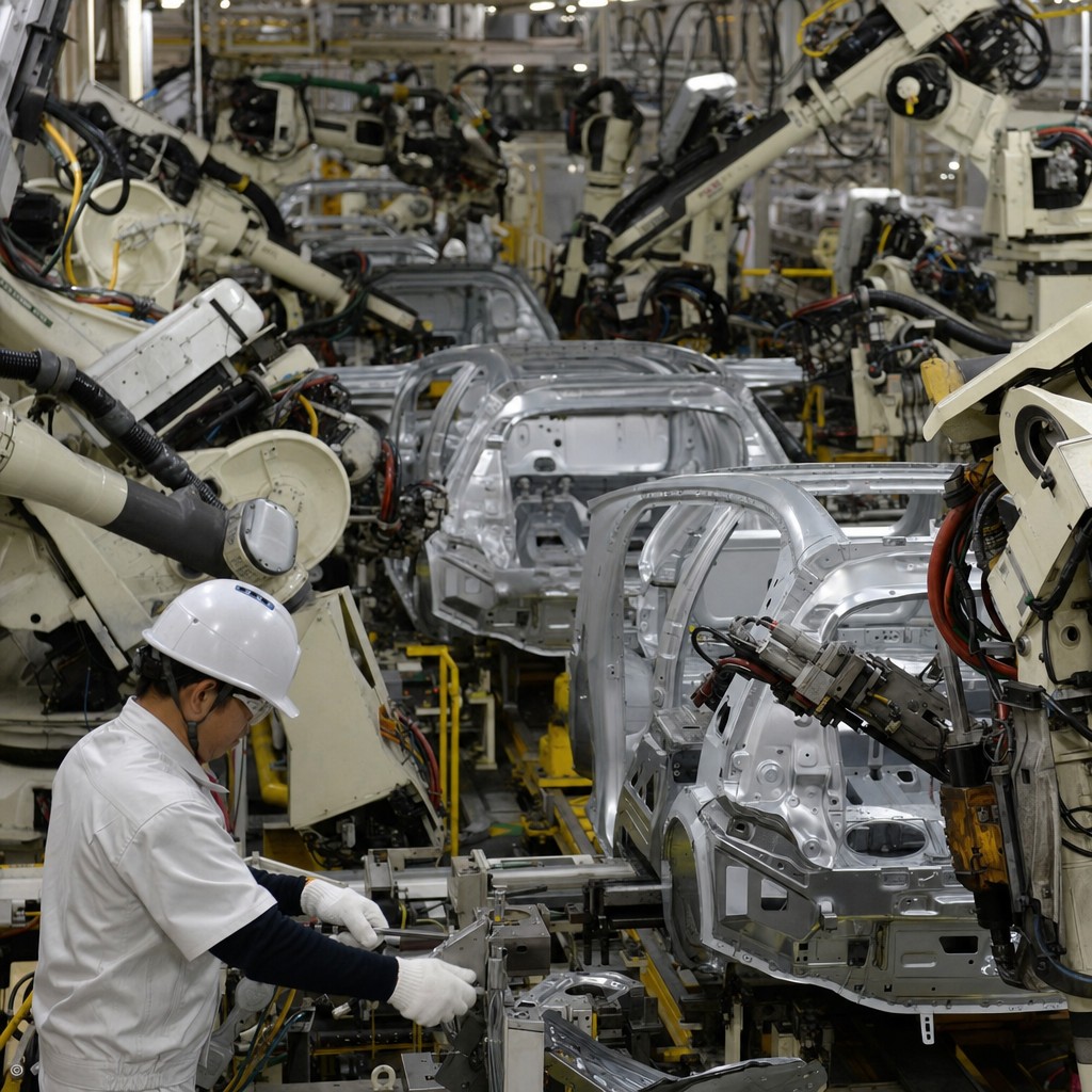 Foto till artikeln: 400 000 robotar och 67 miljarder om året – Toyotas satsning ritar om kartan för världens fabriker