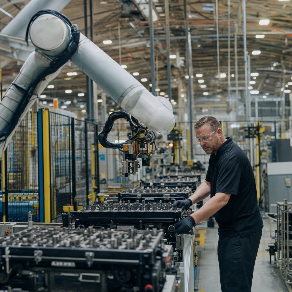 Foto till artikeln: Robotbranschen byter kurs: från imponerande shower till riktiga fabriksgolv