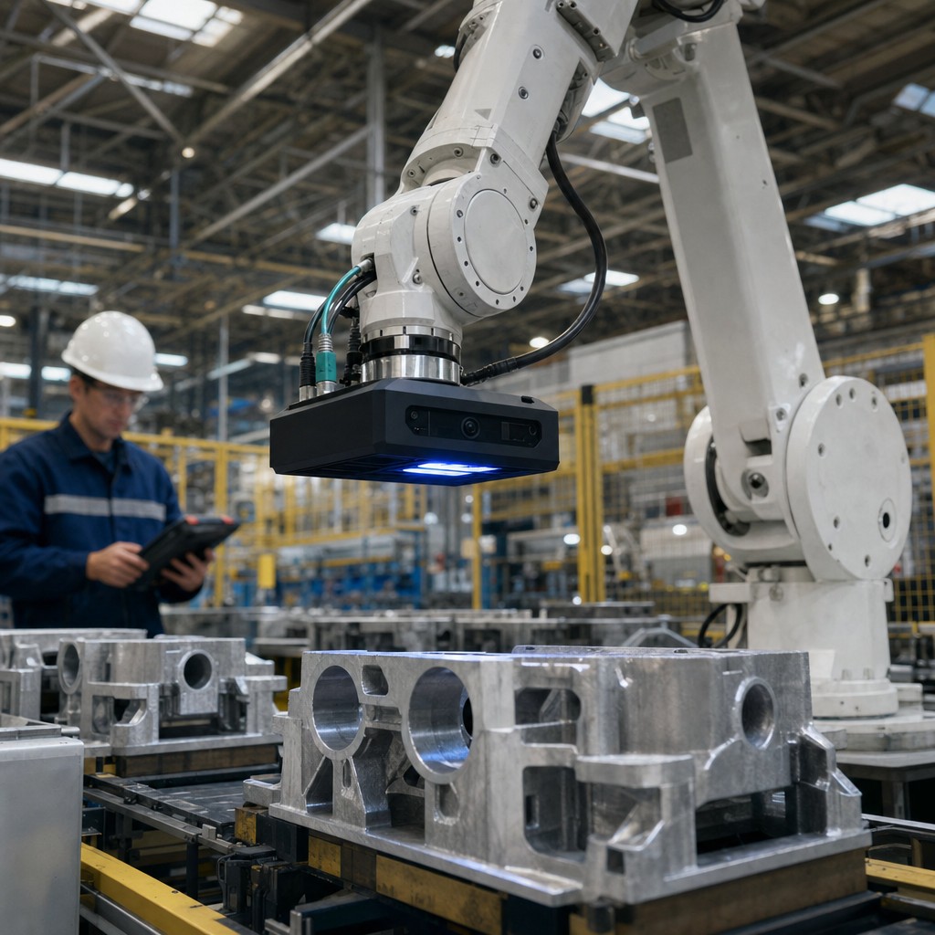 Foto till artikeln: Cognex köper djupkameratillverkaren RealSense för 500 miljoner dollar — nu ska robotar förstå rum, inte bara se bilder