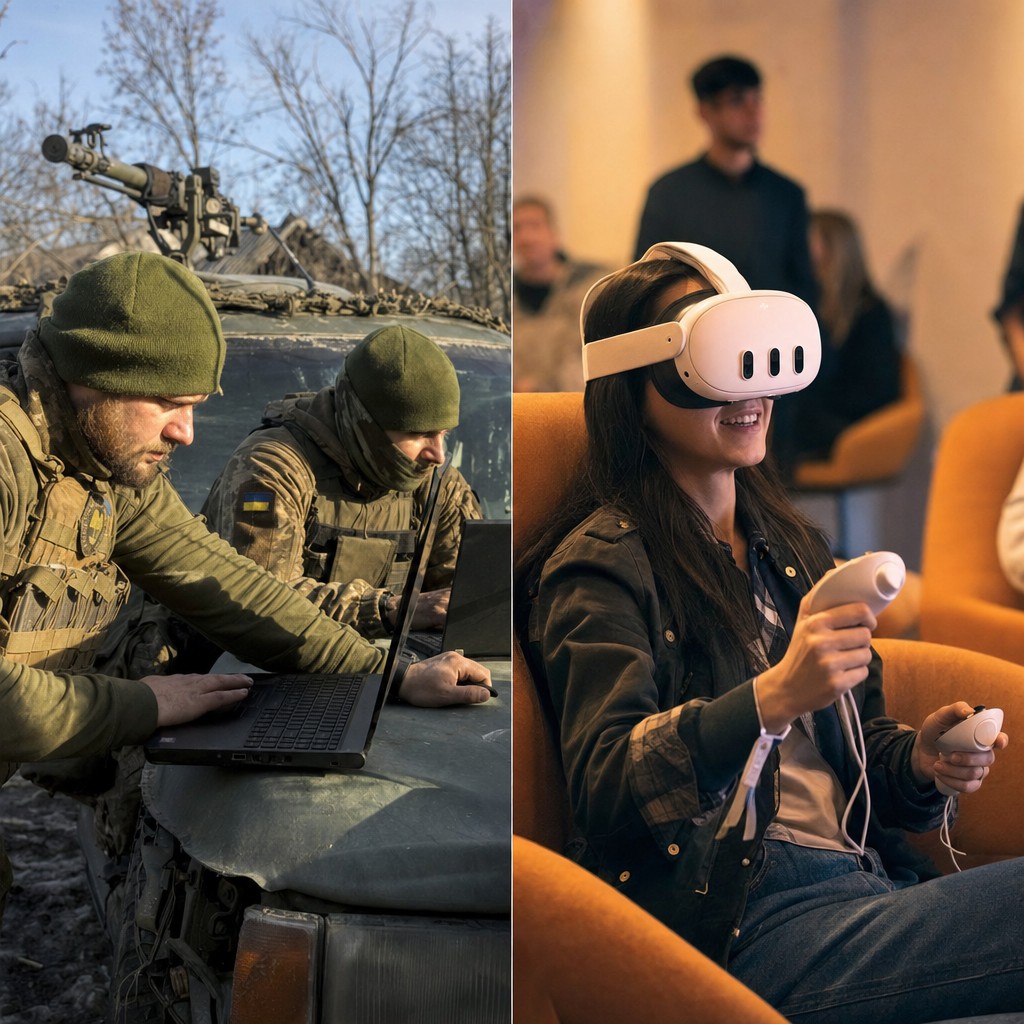 Foto till artikeln: OpenAI erbjuder Ukraina cyberskydd — Meta satsar på VR för vardagsbruk