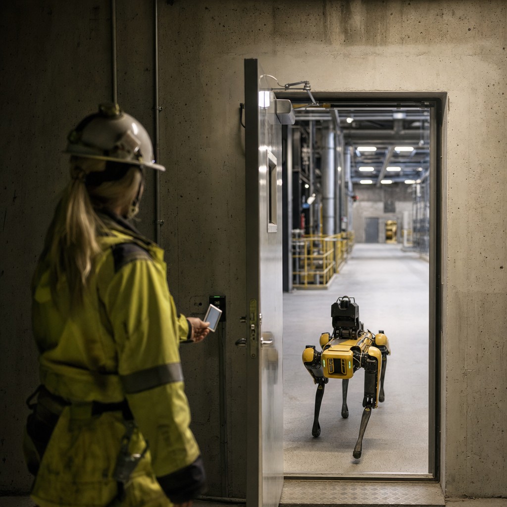 Foto till artikeln: Roboten får eget passerkort — och går var den vill
