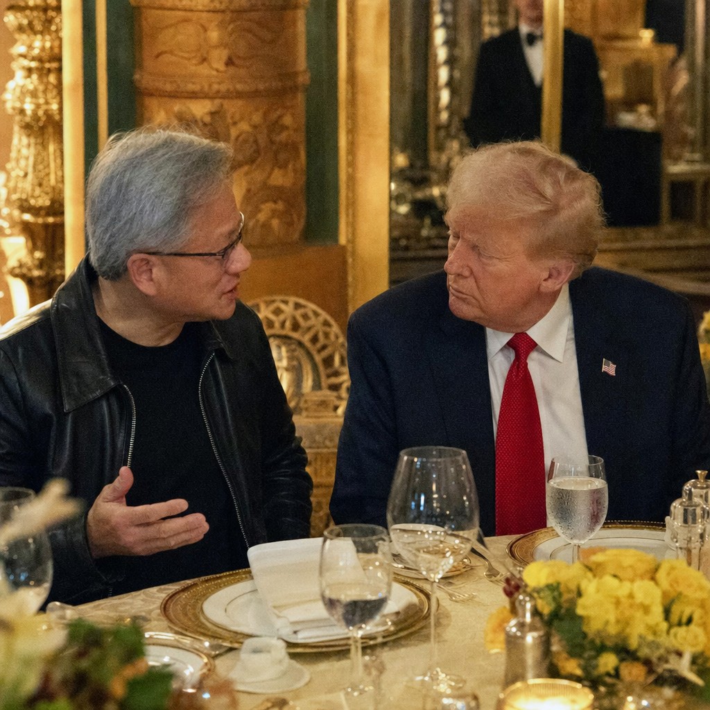 Foto till artikeln: Middagen som ändrade allt: Hur Nvidias vd Jensen Huang blev Trumps mest inflytelserika röst i AI-frågor