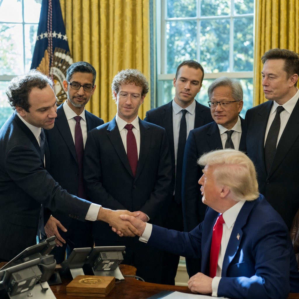 Foto till artikeln: Teknikjättarnas handslag räcker inte – forskningen avslöjar vad frivilliga AI-löften döljer