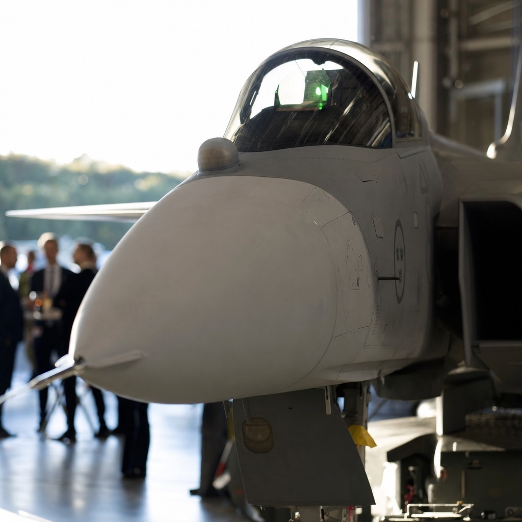 Foto till artikeln: Trumps vacklande försvarsgarantier ger Saab historisk exportchans – Gripen hetare än på länge