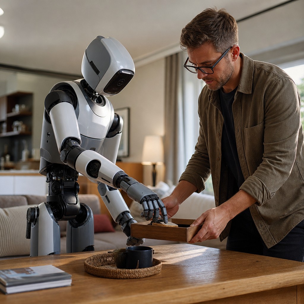 Foto till artikeln: Nu tar robotarna plats på riktiga fabriksgolv — och i ditt hem