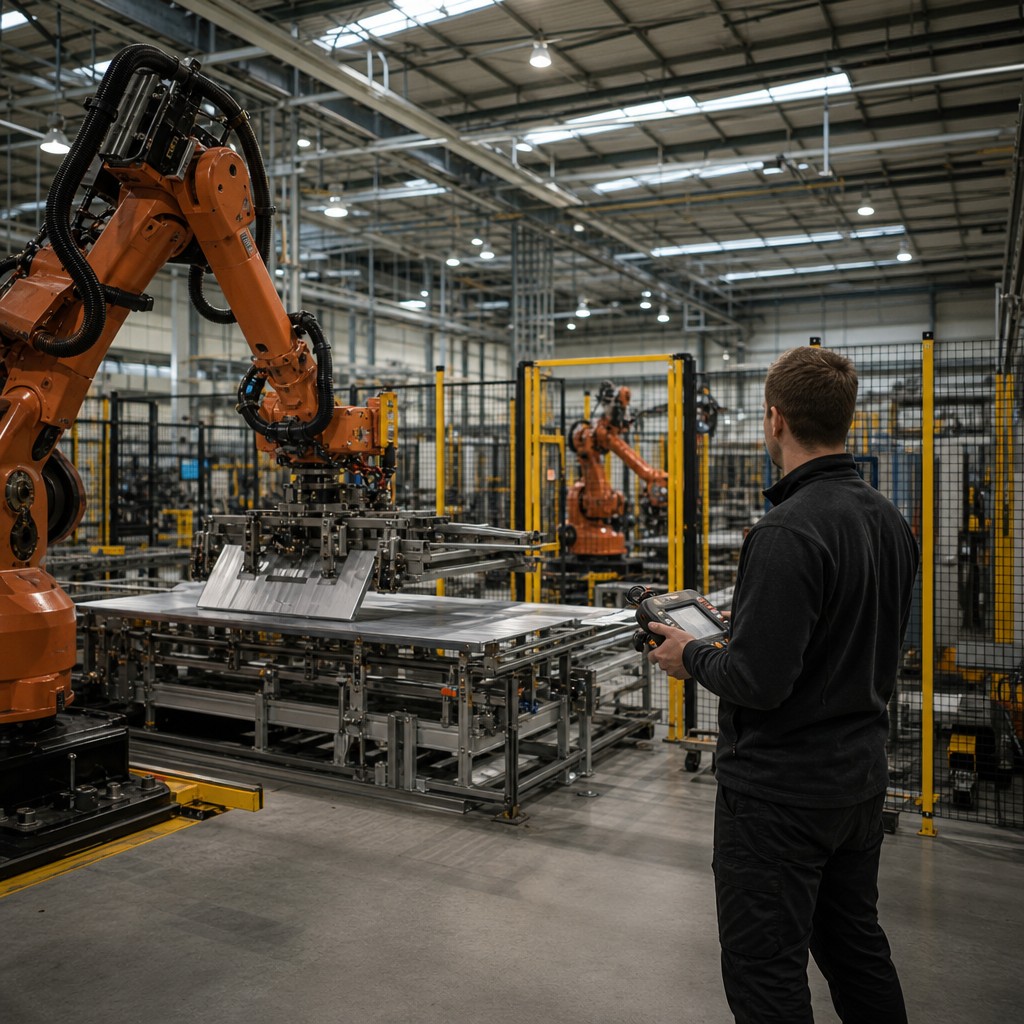 Foto till artikeln: Robotarna lämnar pilotprojekten – nu tar den verkliga omställningen av industrin fart