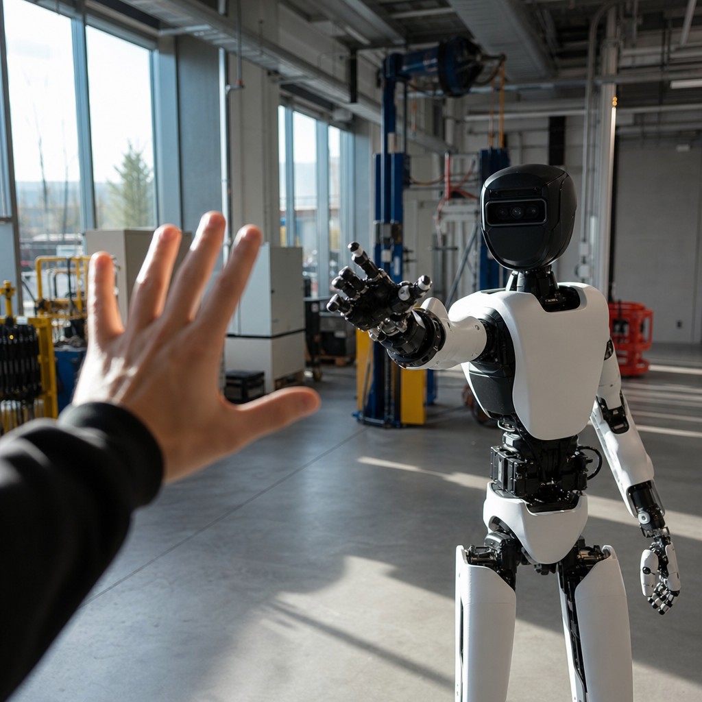 Foto till artikeln: Rör ett finger — och roboten gör likadant: NVIDIAs genombrott tar robotiken ur laboratoriet